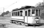 Der ausgediente Tw 8 diente am Betriebshof der Iserlohner Kreisbahn in Letmathe als Warteraum. (23.09.1959) <i>Foto: Aad van Ooy</i>