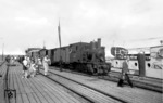 99 211 am Schiffsanleger in Wangerooge. (04.08.1952) <i>Foto: Slg. Eisenbahnstiftung</i>
