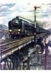 Grafikvorlage von H. Baluschek für ein Werbeplakat der Deutschen Reichsbahn. (1934) <i>Foto: Baluschek</i>