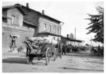 Kartoffelverladung auf einem unbekannten Bahnhof der RBD Erfurt. (1942) <i>Foto: RVM</i>