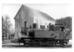 Lok 8 der Kleinbahn Engelskirchen - Marienheide. (1935) <i>Foto: DLA Darmstadt</i>