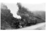 Güterzug der Kleinbahn Engelskirchen - Marienheide. (1935) <i>Foto: DLA Darmstadt</i>