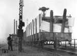 Der Bergmeister nimmt die Wagen auf. Berlin-Pankow Rbf. (1942) <i>Foto: RVM (Ittenbach)</i>