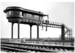 Reiterstellwerk der Abzweigstelle "Emma" in Düsseldorf. (1932) <i>Foto: RVM (Eckler)</i>