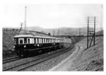 Werksprobefahrt vermutlich des Wegmann-Dampftriebwagens DT 51 bei Scheden (zwischen Dransfeld und Hannoversch Münden). (1936) <i>Foto: RVM (Kreutzer)</i>