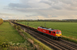 Die in DB-Schenker Farben lackierte 92015 mit einem Güterzug nördlich von Retford (Nottinghamshire). (13.04.2012) <i>Foto: Joachim Bügel</i>
