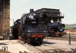 19 017 im Bw Chemnitz-Hilbersdorf. (06.09.1996) <i>Foto: Joachim Bügel</i>