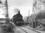 57 2637 auf der Waldbahn bei der Blockstelle Kälna (Ukraine). (24.03.1943) <i>Foto: RVM / Below</i>