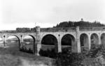 E 50 42 auf dem Boberviadukt in Schlesien. (1936) <i>Foto: Werner Hubert</i>