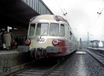 Ein RGP 825 Triebwagen der SNCF als TEE 155 "Parsifal" (Paris Nord - Dortmund) in Essen Hbf.  (04.1959) <i>Foto: Willi Marotz</i>