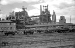 Anlagen der Hüttenwerke Oberhausen (HOAG). (1959) <i>Foto: Slg. Eisenbahnstiftung</i>