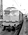 Die Krupp Lok M 1500 für PJKA (Indonesian State Railways) in Indonesien auf Probefahrt in Dortmund Hbf. (1966) <i>Foto: Johannes Glöckner</i>