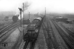Rangierbetrieb in Hamm Rbf. (02.1959) <i>Foto: Willi Marotz</i>