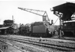 01 1103 vom Bw Bebra im Wende-Bw Frankfurt(M)-1. (1955) <i>Foto: Slg. Eisenbahnstiftung</i>