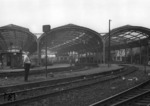 Blick auf die Ostseite des Aachener Hauptbahnhofs. (1950) <i>Foto: Slg.Eisenbahnstiftung(Fischer)</i>