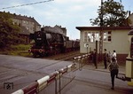 50 1090 vom Bw Wanne-Eickel Hbf mit einem Güterzug am Posten 5 in Gelsenkirchen. (1960) <i>Foto: Willi Marotz</i>