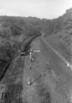 50 1360 hat nach Verlassen des Buschtunnels bei Aachen-Süd soeben wieder deutschen Boden erreicht.  (23.06.1962) <i>Foto: Walter Hollnagel</i>