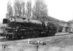 01 217 erhielt als erste 01 einen Hochleistungskessel (Eßlingen 5213) im Aw Frankfurt-Nied. (05.1958) <i>Foto: Wagner, Slg. Eisenbahnstiftung</i>