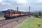 465 007 + 465 016 unterwegs bei Neckartailfingen (zwischen Nürtingen und Tübingen).  (10.05.1978) <i>Foto: Peter Schiffer</i>