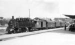 75 007 im Bahnhof Sigmaringen. (1959) <i>Foto: Slg. Eisenbahnstiftung</i>