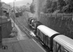 052 440 (50 2440) als Schiebelok am Güterzug von 053 041 (Zuglok) in Furth im Wald. (17.06.1969) <i>Foto: Wolfgang Bügel</i>