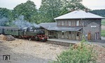 Ankunft des letzten dampfgeführten N 3817 in Pleystein. (02.06.1973) <i>Foto: Wolfgang Bügel</i>