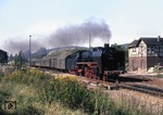 01 2204-4 verlässt mit P 3025 den Bahnhof Bad Köstritz. (03.09.1980) <i>Foto: Wolfgang Bügel</i>