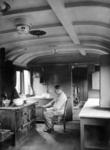 Küche im Funkzug der Deutschen Reichsbahn. (1932) <i>Foto: RVM</i>