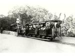 Die Drachenfelsbahn bei Bonn erreicht den Endpunkt. (1932) <i>Foto: RVM</i>