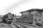 03 1082 vor dem Stellwerk "Aw" in Aachen Hbf. (28.07.1963) <i>Foto: Fischer</i>