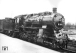 56 2891 während Indusi-Erprobungsfahrten auf der Strecke Ludwigslust - Wittenberge. (1935) <i>Foto: Walter Hollnagel</i>