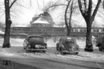 Ein S-Bahnzug aus ET 171 am Bahnhof Hamburg-Dammtor. (13.01.1959) <i>Foto: Walter Hollnagel</i>