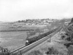 Southern Pacific No. 4234 (4-8-2 Class MT-1) mit einem Schnellzug bei West Martinez (Californien). (08.1950) <i>Foto: Slg. Eisenbahnstiftung</i>