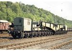 20-achsiger Trafowagen der Schwerlastgruppe Hagen. (15.05.1983) <i>Foto: Slg. Eisenbahnstiftung</i>