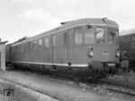 Tunnelmeßwagen 6210 im Bw Heilbronn. (28.08.1966) <i>Foto: Slg. Eisenbahnstiftung</i>