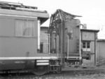 Meßeinrichtungen des Tunnelmeßwagens 6210 der BD Karlsruhe. (28.08.1966) <i>Foto: Slg. Eisenbahnstiftung</i>