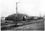 EG 572 ab (spätere E 92 72) mit einem Meßzug am Boberviadukt bei Hirschberg (Schlesien). (1924) <i>Foto: RVM</i>