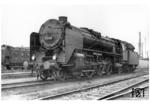 01 003 noch mit Gasbeleuchtung in ihrer Heimatdienststelle Hamm. (1930) <i>Foto: Werner Hubert</i>