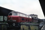 V 160 005 auf einer Fahrzeugausstellung während des BDEF-Verbandstages in Konstanz.  (02.06.1962) <i>Foto: Wilfried Sieberg</i>