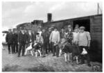Jungviehverladung an einem unbekannten Ort. (1928) <i>Foto: RVM</i>
