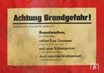 Zweisprachiger Hinweiszettel aus der Dienstvorschrift 425 der Deutschen Reichsbahn, die eine interessante Abstufung beim Schutz vor Bränden beschreibt und bei den Reichsbahner zu dem Spruch führte, dass Genossen wohl besonders wertvoll seien. (1971) <i>Foto: Erich Preuß</i>