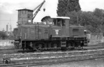 Am 05.10.1961erhielt die Westfälische Landes-Eisenbahn AG (WLE) die Diesellok "VL 0608", die ursprünglich 1938 an das Reichsluftfahrtministerium Berlin für den Seefliegerhorst Rechlin [Erprobungsstelle der Luftwaffe] als "WL 352" ausgeliefert worden war. (06.08.1968) <i>Foto: Wolfgang Bügel</i>