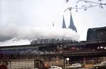 023 075 (23 075) läuft mit dem traditionellen FEK-Sonderzug Köln - Luxemburg in den Kölner Hauptbahnhof ein. (21.04.1973) <i>Foto: Peter Schiffer</i>