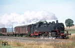064 393-2 mit Nahgüterzug 16185 nach Eslarn zwischen Lohma und Burkardsrieth. (12.09.1973) <i>Foto: Peter Schiffer</i>