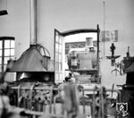 Das Bw der Kohlenbahn besaß auch eine eigene Werkstatt mit Schmiede. (05.09.1972) <i>Foto: Johannes Glöckner</i>