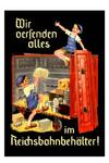 Werbeplakat der Deutschen Reichsbahn. (1935) <i>Foto: RVM / WER</i>