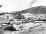 Holzverladung im Schwarzwald. Es rangiert eine pr. T 3. (1931) <i>Foto: RVM</i>