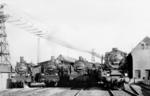 01 032 sowie 17 1024, 1021 und 1010 im Bw Köln Bbf. (24.03.1933) <i>Foto: DLA Darmstadt</i>