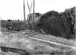Bei dem Unfall waren 13 Tote, 40 Schwer- und 60 Leichtverletzte zu beklagen (25.08.1929) <i>Foto: Slg. Eisenbahnstiftung</i>