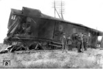 Aufnahme des französischen Gepäckwagens, der unmittelbar hinter der Zuglok des D 23 lief. (25.08.1929) <i>Foto: Slg. Eisenbahnstiftung</i>